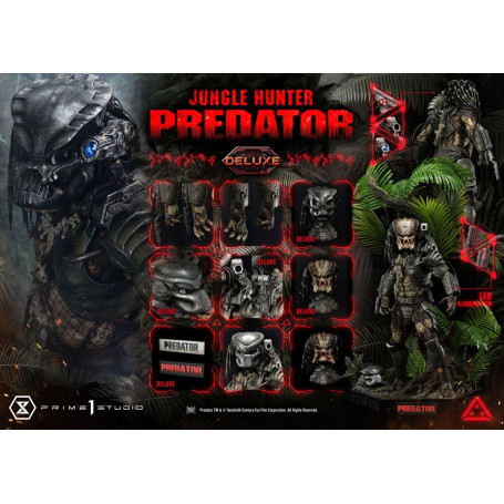 Prime 1 Studios - Museo Masterline 1/3 Jungle Hunter Predator Deluxe Versione Bonus