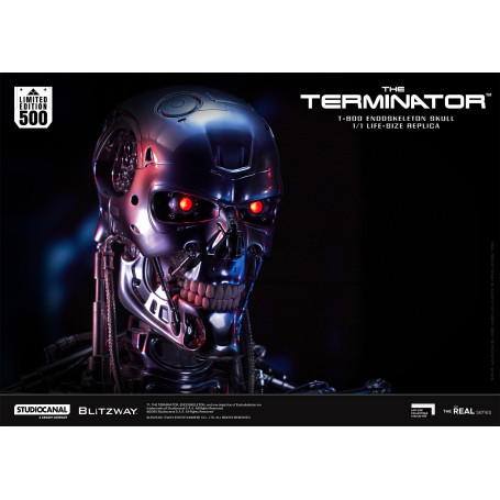 Blitzway - Cranio endoscheletrico T800 1/1 a grandezza naturale - Il Terminator