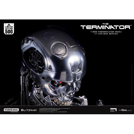 Blitzway - Cranio endoscheletrico T800 1/1 a grandezza naturale - Il Terminator