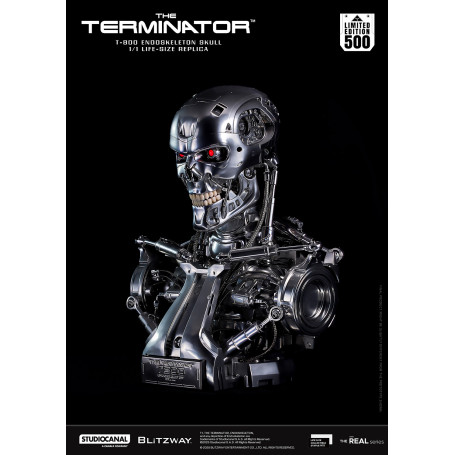 Blitzway - Cranio endoscheletrico T800 1/1 a grandezza naturale - Il Terminator