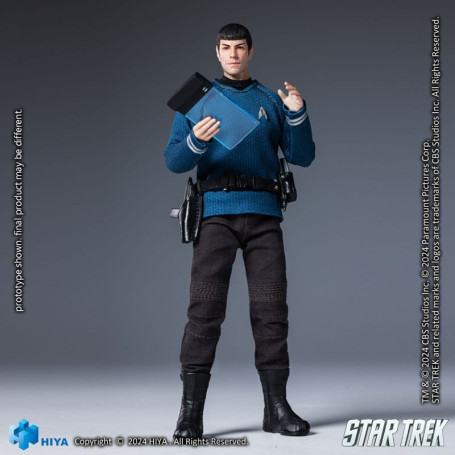 HIYA TOYS - Serie Exquisite Super 1/12 - Star Trek (2009) Spock