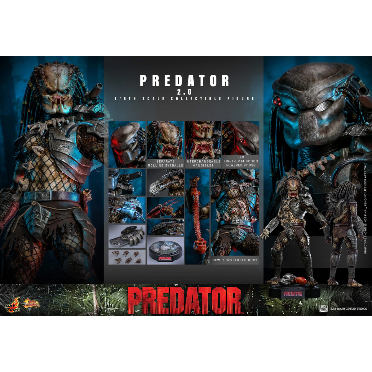 Hot Toys - Predator 2.0 - Cacciatore della giungla