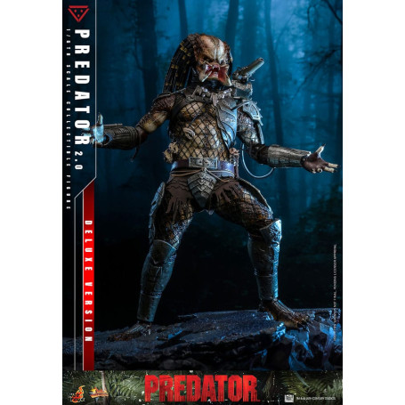 Hot Toys - Predator 2.0 Versione Deluxe - Cacciatore della giungla