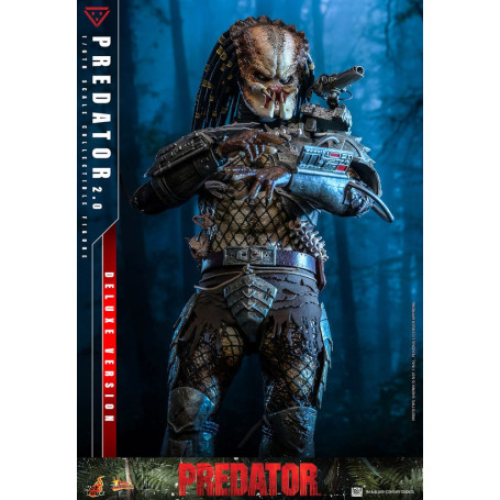 Hot Toys - Predator 2.0 Versione Deluxe - Cacciatore della giungla