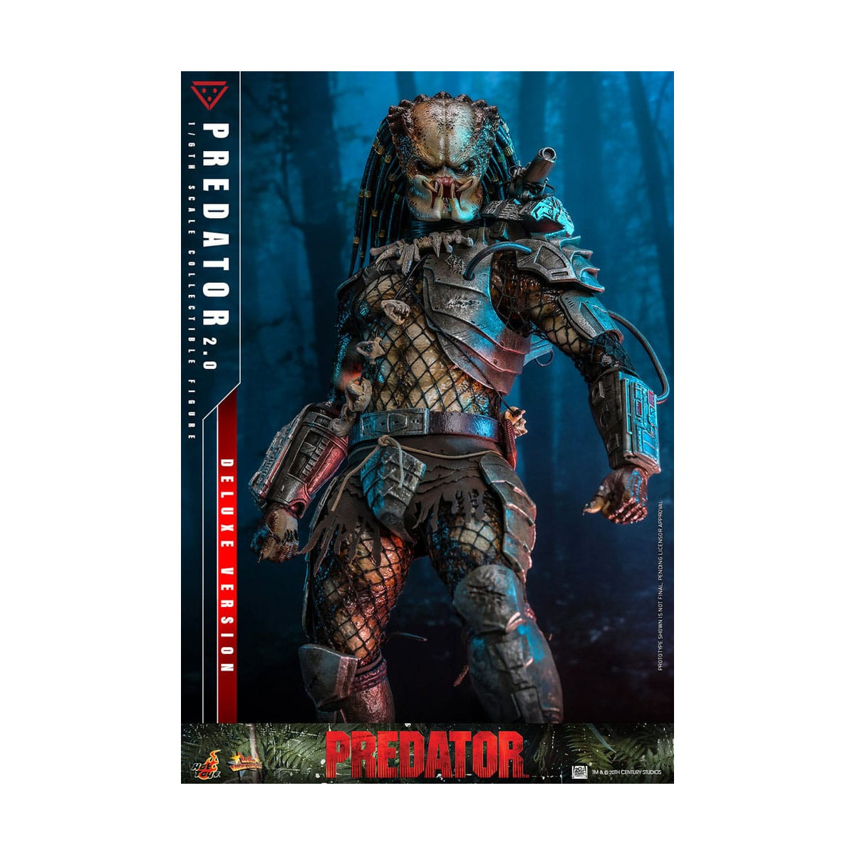 Hot Toys - Predator 2.0 Versione Deluxe - Cacciatore della giungla