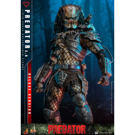 Hot Toys - Predator 2.0 Versione Deluxe - Cacciatore della giungla