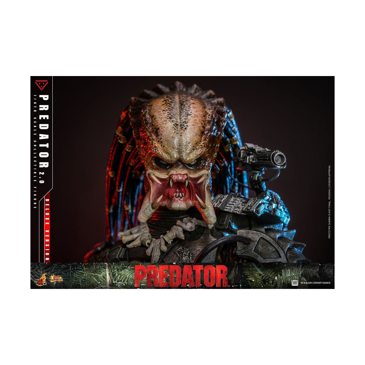 Hot Toys - Predator 2.0 Versione Deluxe - Cacciatore della giungla