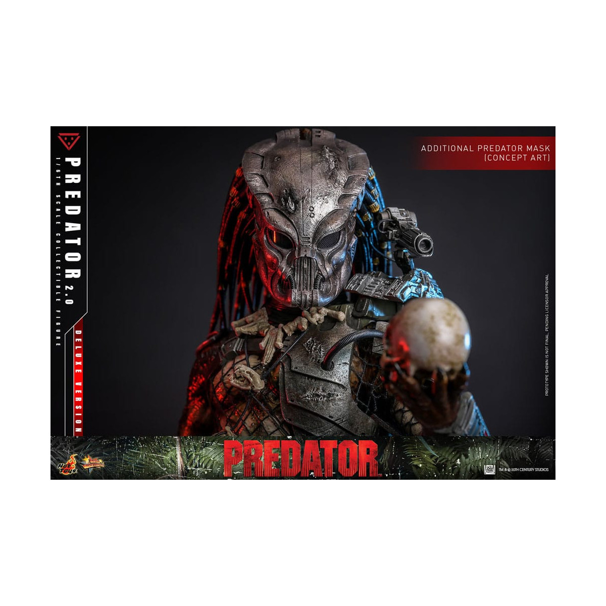 Hot Toys - Predator 2.0 Versione Deluxe - Cacciatore della giungla
