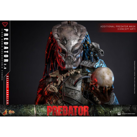 Hot Toys - Predator 2.0 Versione Deluxe - Cacciatore della giungla