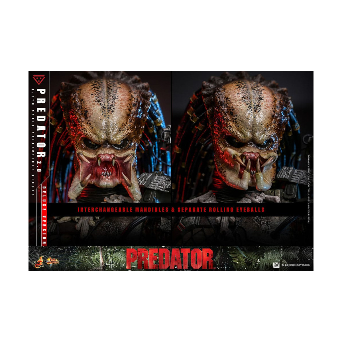 Hot Toys - Predator 2.0 Versione Deluxe - Cacciatore della giungla