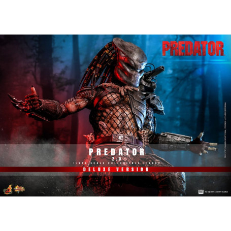 Hot Toys - Predator 2.0 Versione Deluxe - Cacciatore della giungla