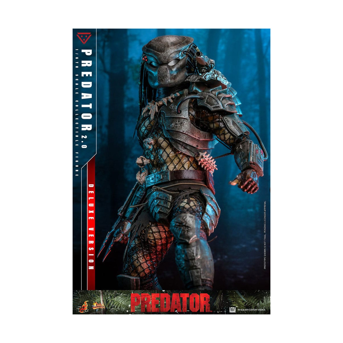 Hot Toys - Predator 2.0 Versione Deluxe - Cacciatore della giungla