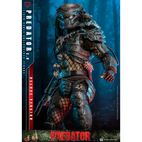 Hot Toys - Predator 2.0 Versione Deluxe - Cacciatore della giungla