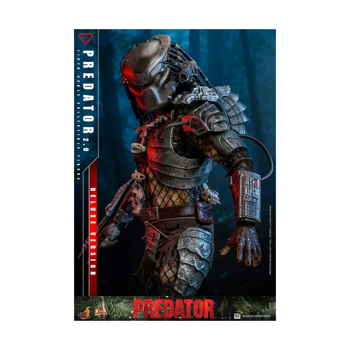 Hot Toys - Predator 2.0 Versione Deluxe - Cacciatore della giungla