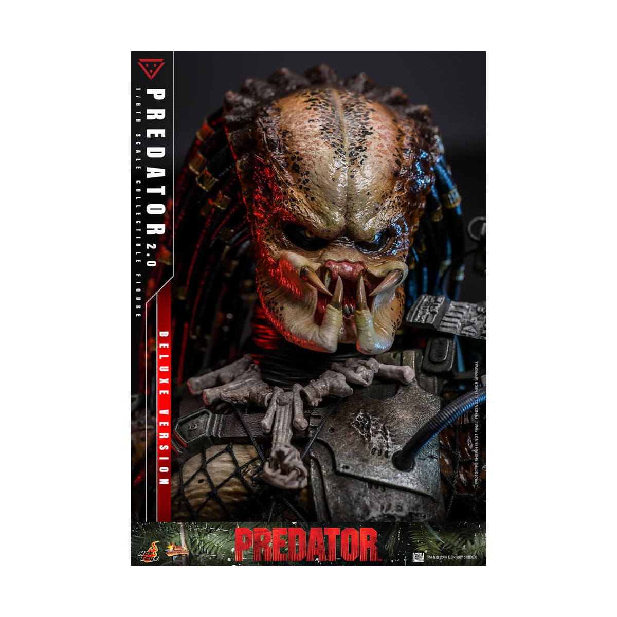 Hot Toys - Predator 2.0 Versione Deluxe - Cacciatore della giungla