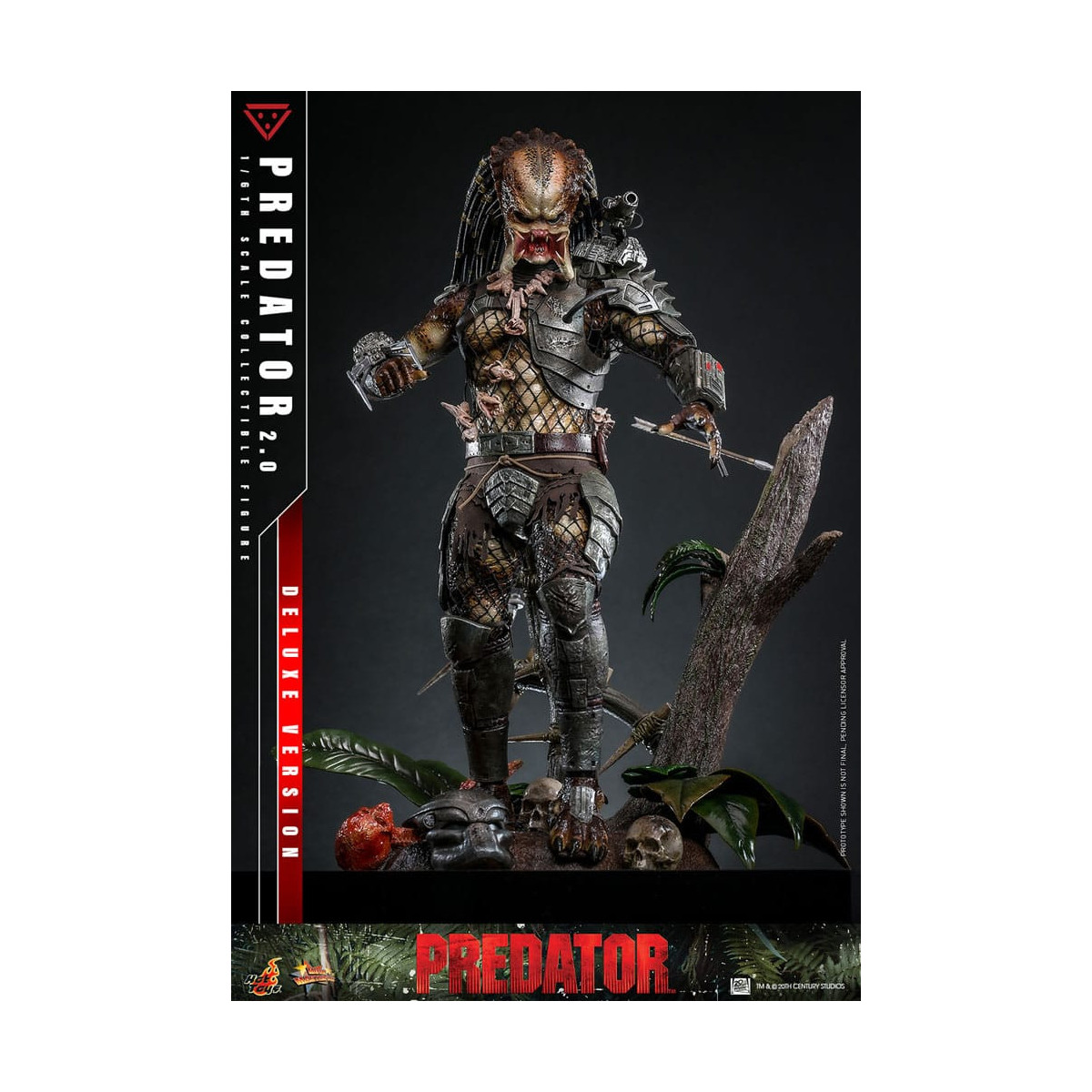 Hot Toys - Predator 2.0 Versione Deluxe - Cacciatore della giungla