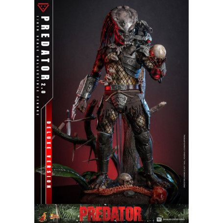 Hot Toys - Predator 2.0 Versione Deluxe - Cacciatore della giungla