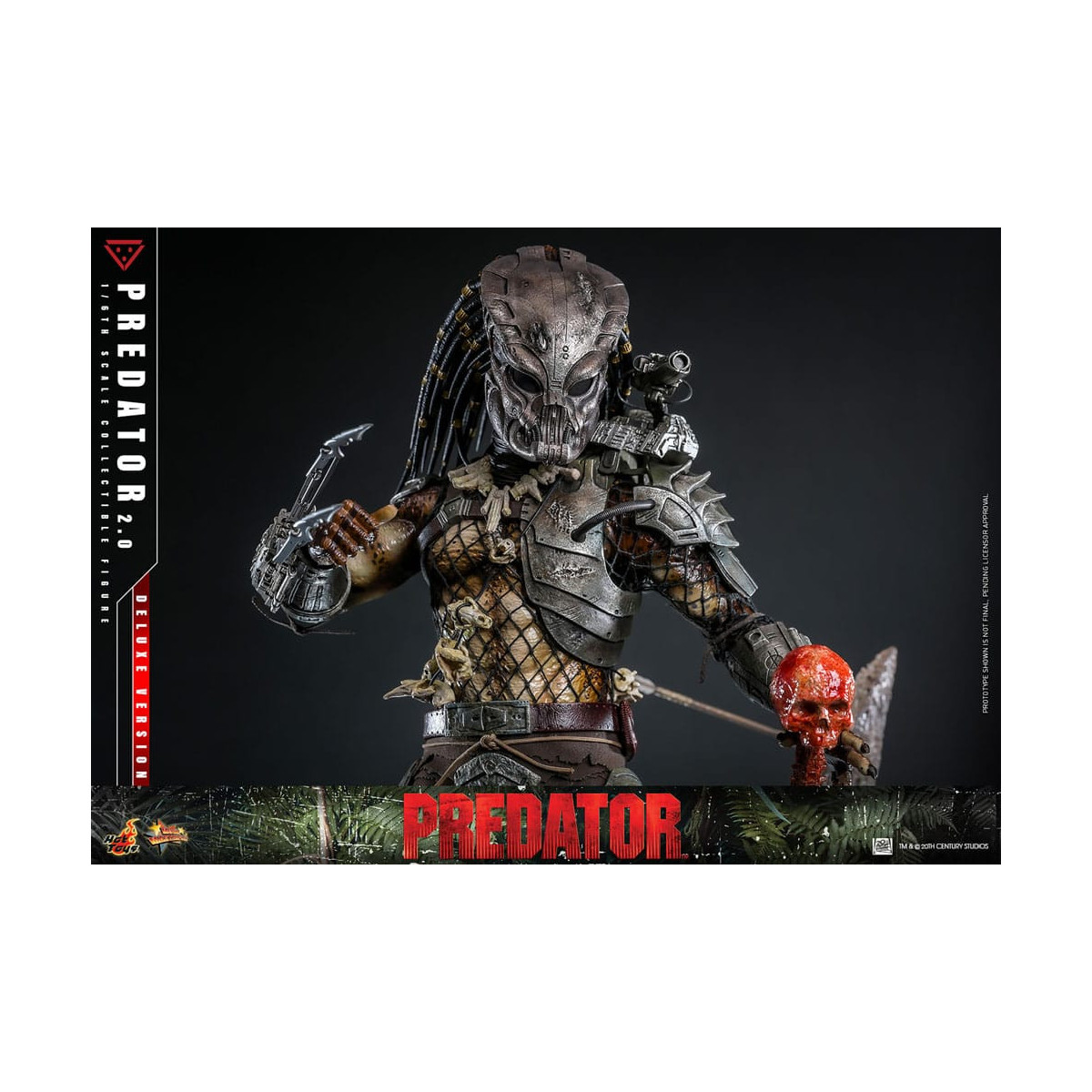 Hot Toys - Predator 2.0 Versione Deluxe - Cacciatore della giungla