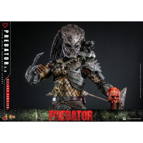 Hot Toys - Predator 2.0 Versione Deluxe - Cacciatore della giungla