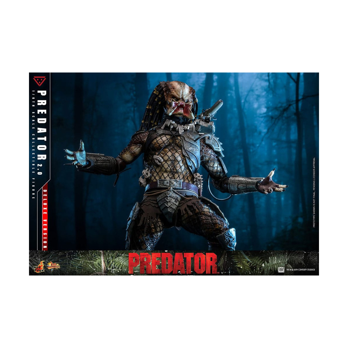 Hot Toys - Predator 2.0 Versione Deluxe - Cacciatore della giungla