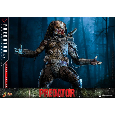 Hot Toys - Predator 2.0 Versione Deluxe - Cacciatore della giungla