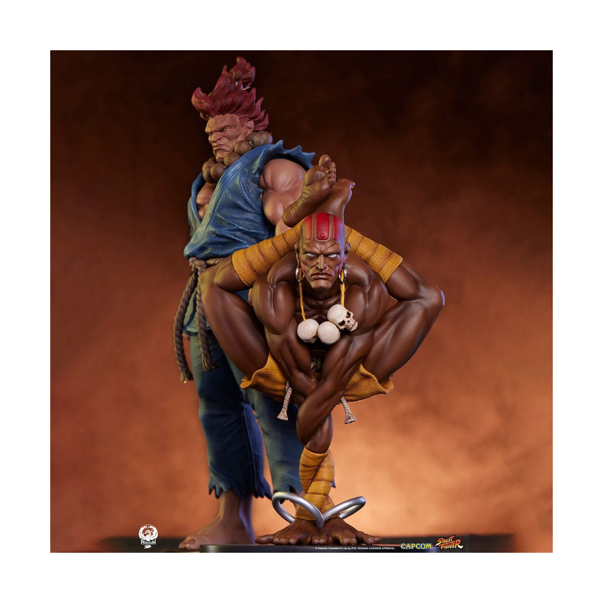 PCS - Set di statue di Street Fighter: Street Jam - Akuma e Dhalsim in scala 1:10