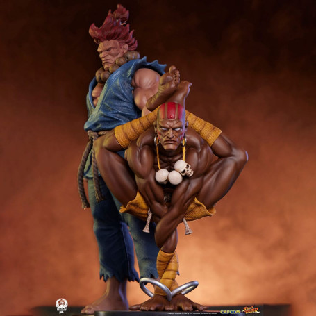 PCS - Set di statue di Street Fighter: Street Jam - Akuma e Dhalsim in scala 1:10