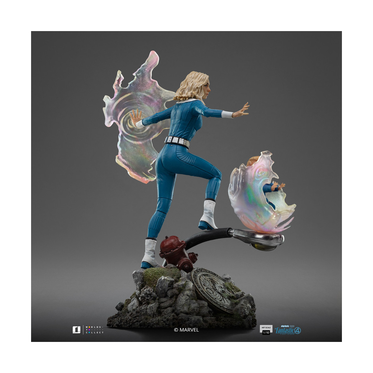Iron Studios - Marvel Fantastic 4 - Donna invisibile Sue Storm Scala 1/10