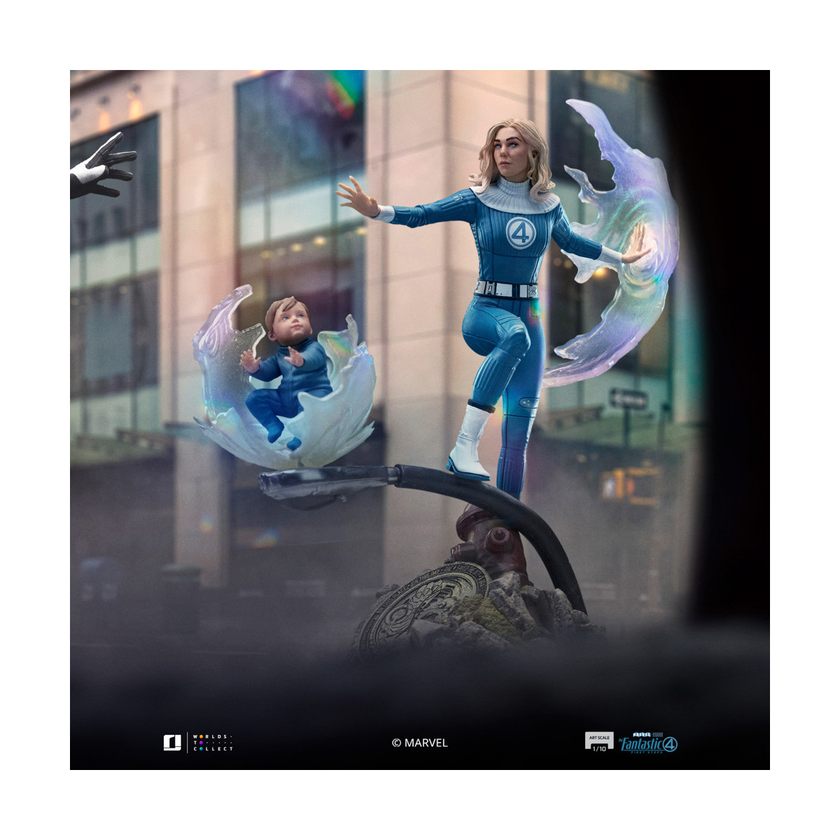 Iron Studios - Marvel Fantastic 4 - Donna invisibile Sue Storm Scala 1/10