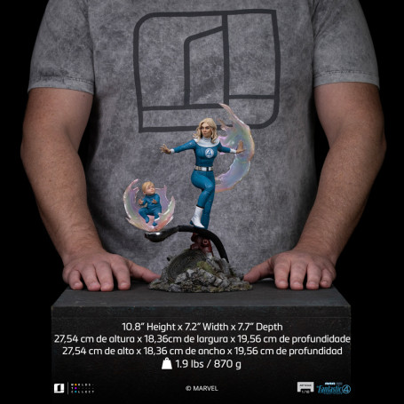 Iron Studios - Marvel Fantastic 4 - Donna invisibile Sue Storm Scala 1/10