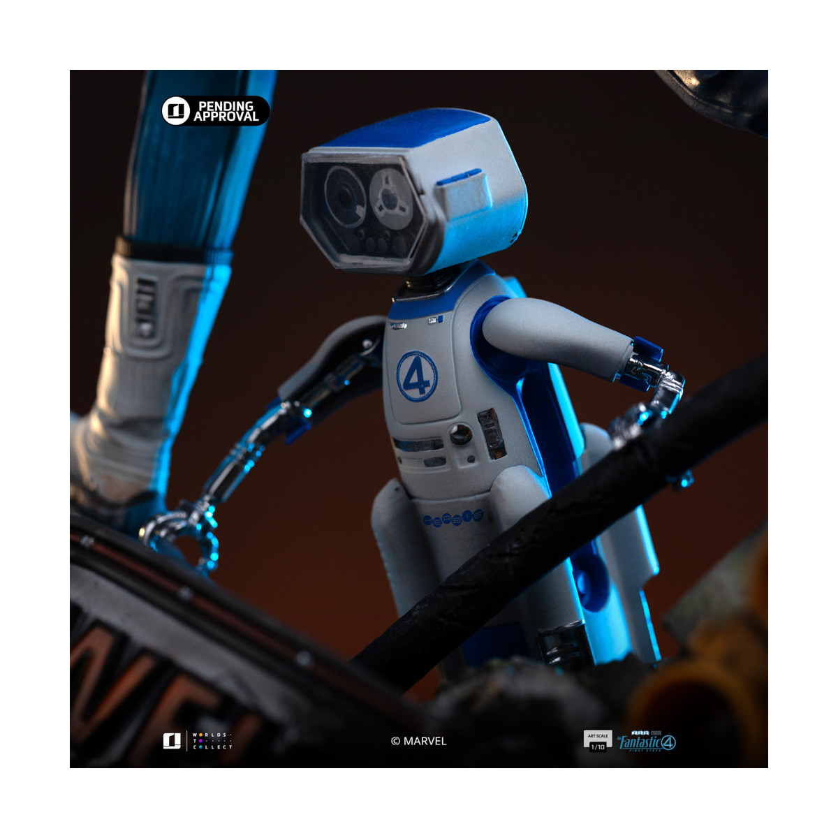 Iron Studios - Marvel Fantastic 4 - Mr. Fantastic Reed Richards Arts Scala 1/10