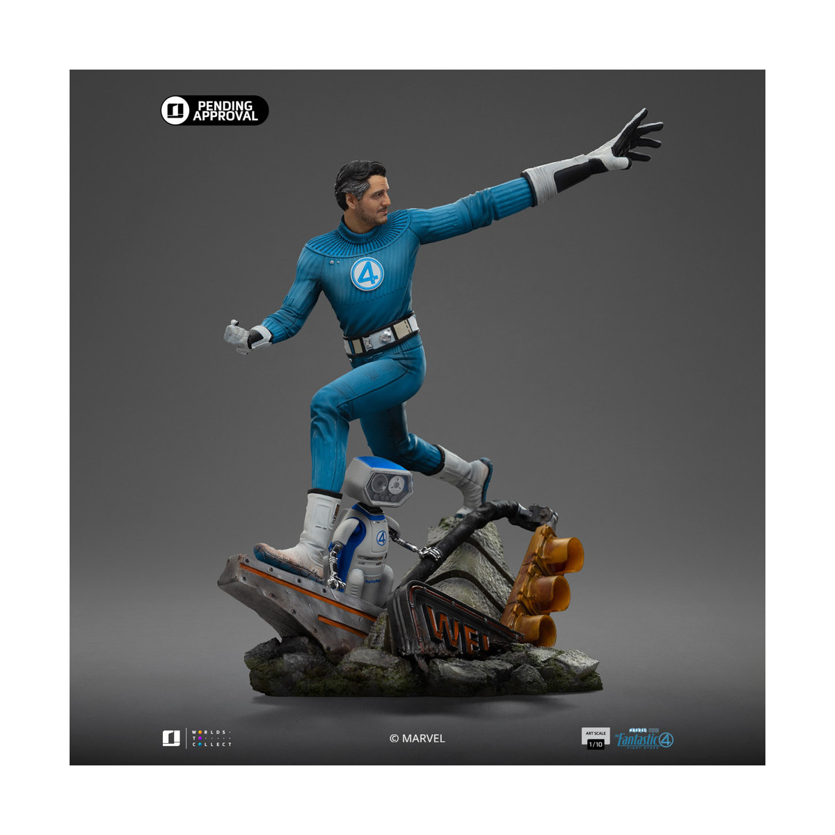 Iron Studios - Marvel Fantastic 4 - Mr. Fantastic Reed Richards Arts Scala 1/10