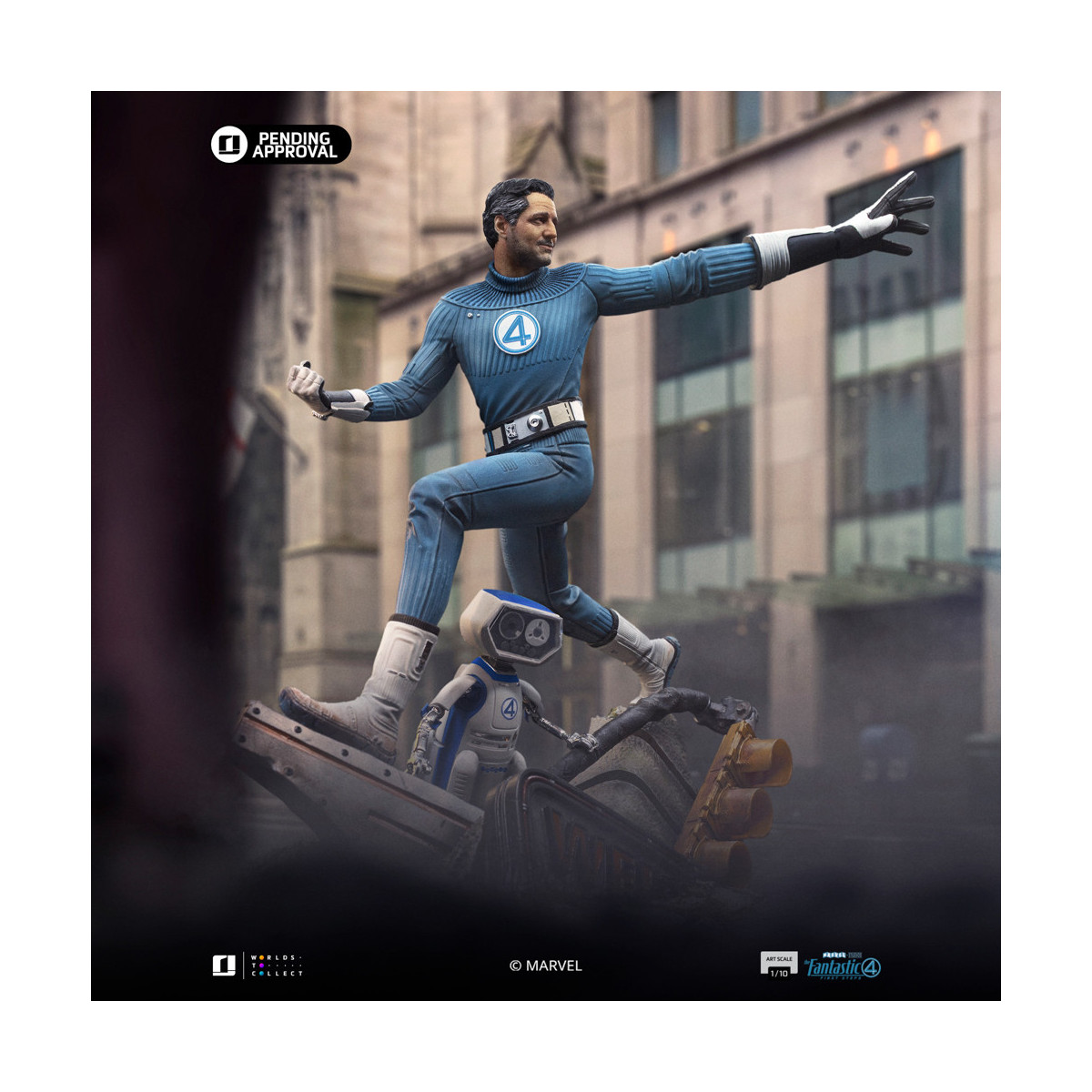 Iron Studios - Marvel Fantastic 4 - Mr. Fantastic Reed Richards Arts Scala 1/10