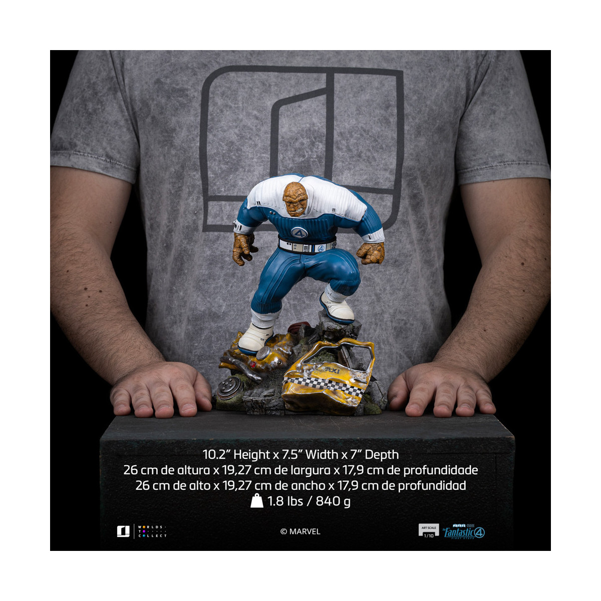 Iron Studios - Marvel Fantastic 4 - La Cosa Ben Grimm Scala 1/10
