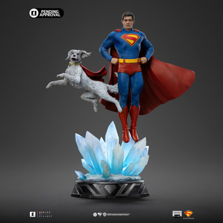 Iron Studios - DCU Superman - Superman e Krypto Art Scale Art Scale 1/10