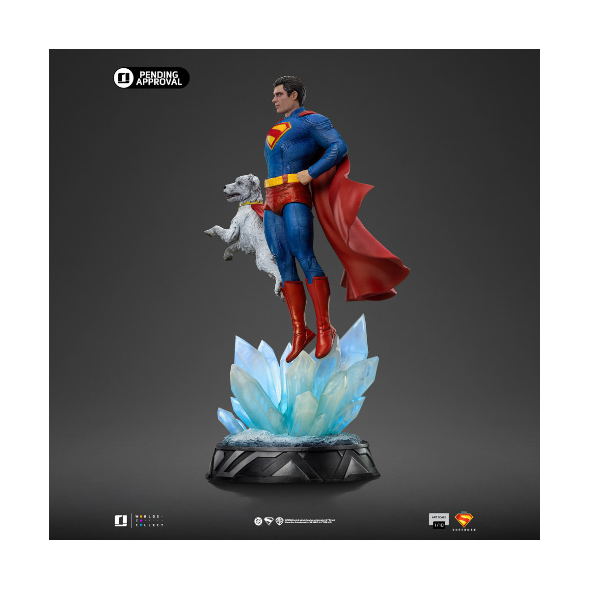 Iron Studios - DCU Superman - Superman e Krypto Art Scale Art Scale 1/10