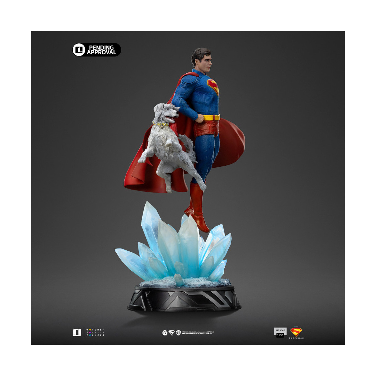 Iron Studios - DCU Superman - Superman e Krypto Art Scale Art Scale 1/10