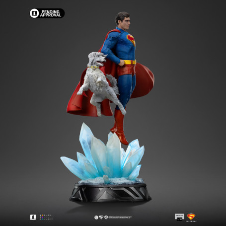 Iron Studios - DCU Superman - Superman e Krypto Art Scale Art Scale 1/10