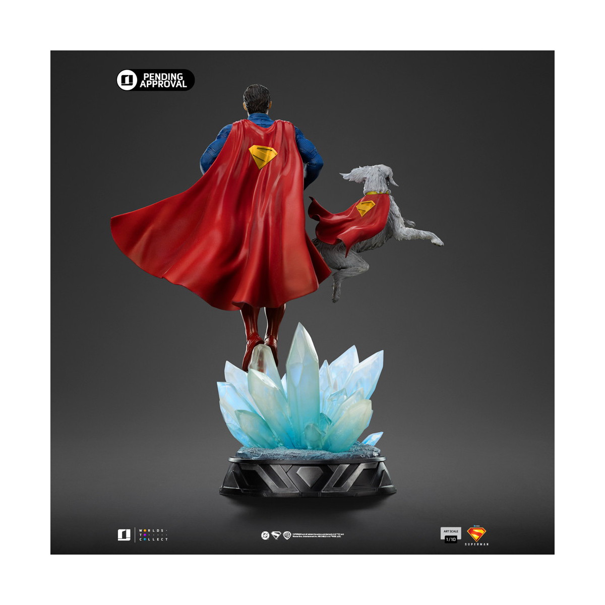 Iron Studios - DCU Superman - Superman e Krypto Art Scale Art Scale 1/10
