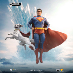 Iron Studios - DCU Superman - Superman e Krypto Art Scale Art Scale 1/10