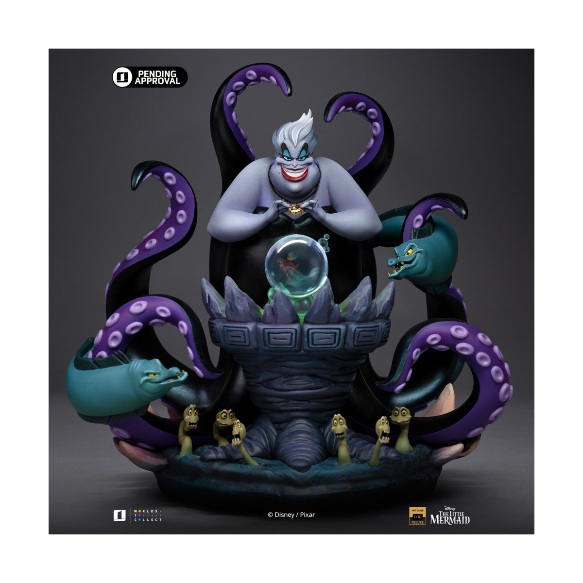 Iron Studios - Disney Villains Ursula Deluxe Art Scale 1/10 - La Sirenetta