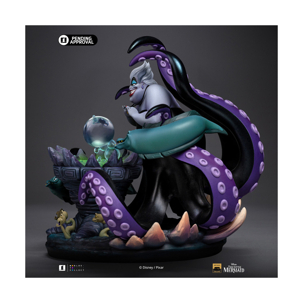 Iron Studios - Disney Villains Ursula Deluxe Art Scale 1/10 - La Sirenetta