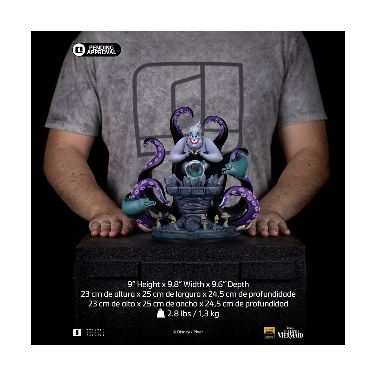 Iron Studios - Disney Villains Ursula Deluxe Art Scale 1/10 - La Sirenetta