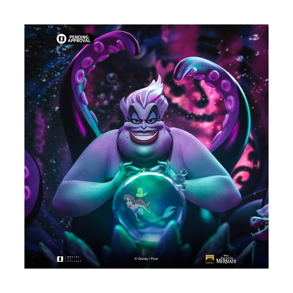 Iron Studios - Disney Villains Ursula Deluxe Art Scale 1/10 - La Sirenetta