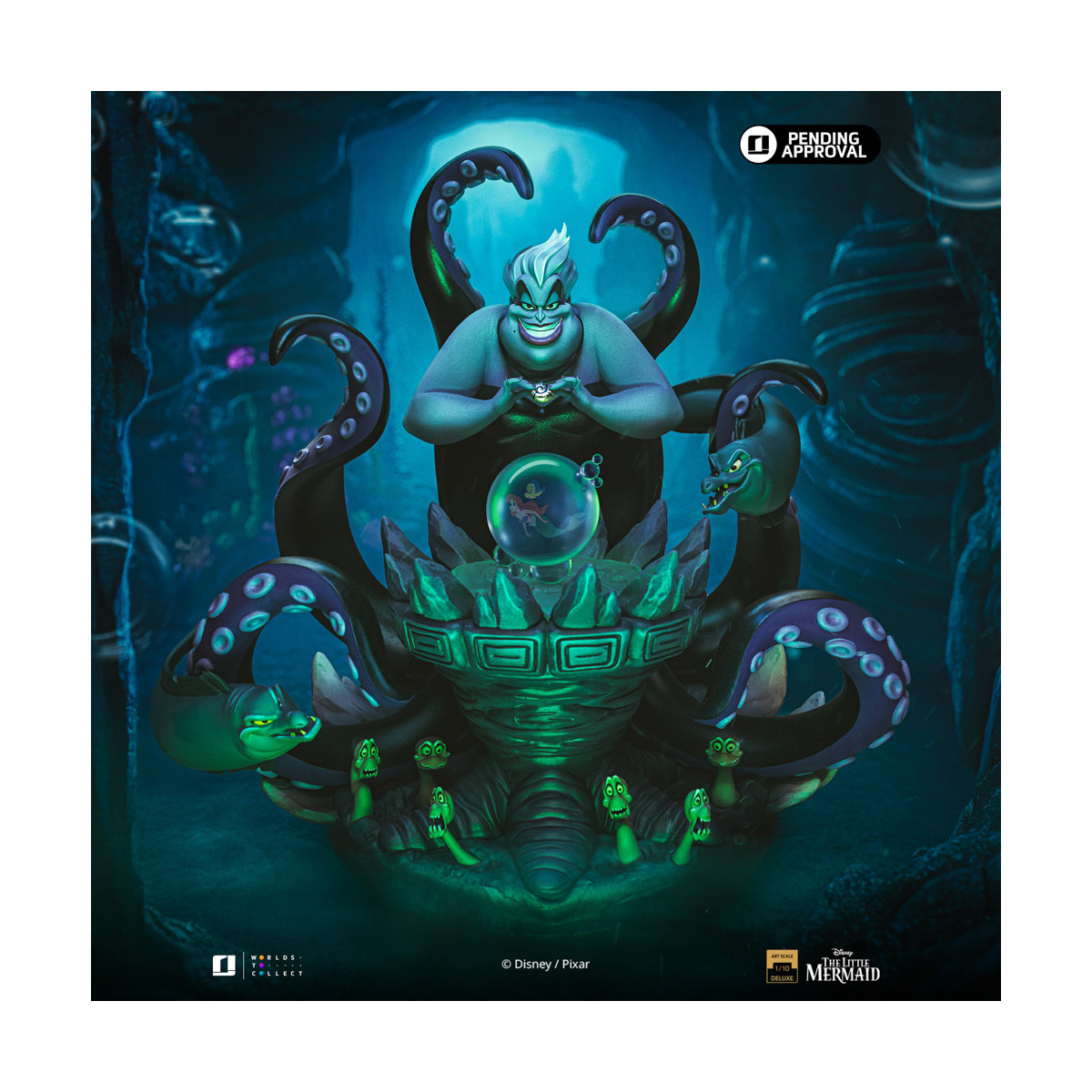 Iron Studios - Disney Villains Ursula Deluxe Art Scale 1/10 - La Sirenetta