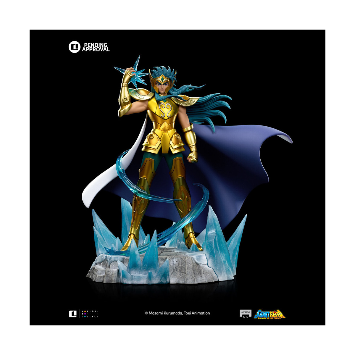Iron Studios - Saint Seiya - Aquarius Camus Deluxe Art Scale 1/10 - Cavalieri dello Zodiaco