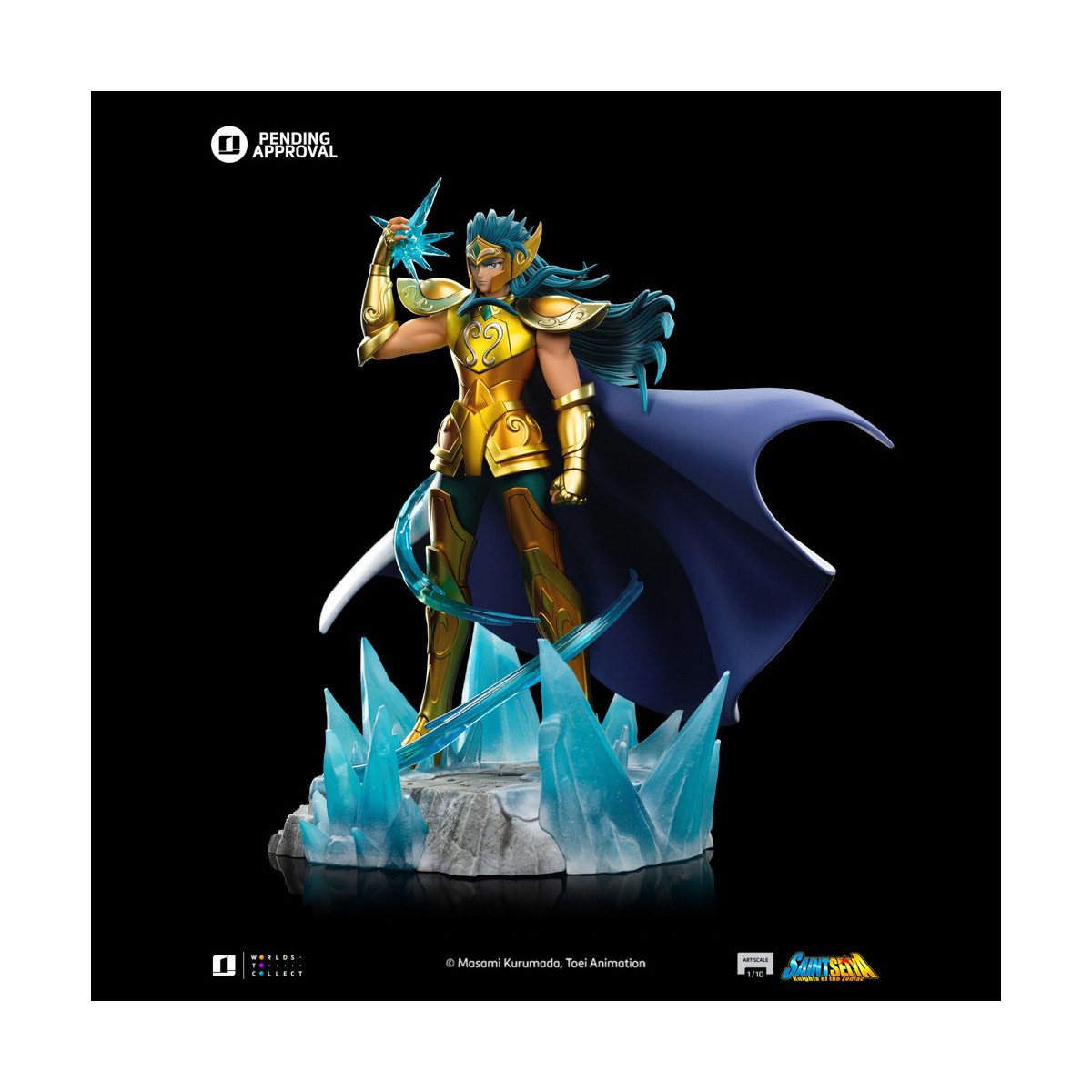 Iron Studios - Saint Seiya - Aquarius Camus Deluxe Art Scale 1/10 - Cavalieri dello Zodiaco