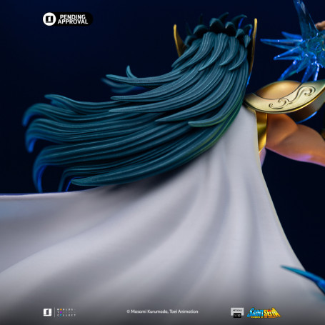 Iron Studios - Saint Seiya - Aquarius Camus Deluxe Art Scale 1/10 - Cavalieri dello Zodiaco