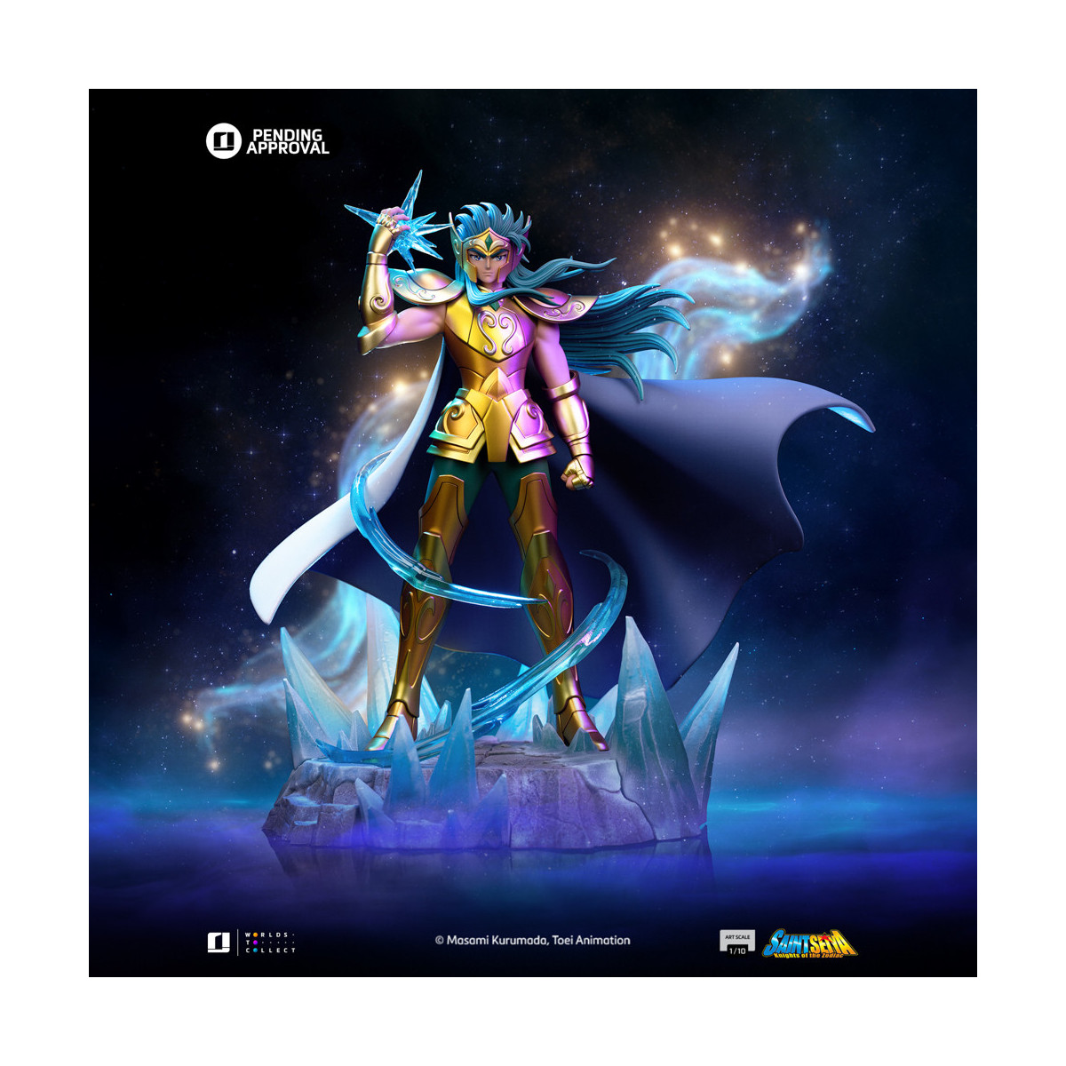 Iron Studios - Saint Seiya - Aquarius Camus Deluxe Art Scale 1/10 - Cavalieri dello Zodiaco