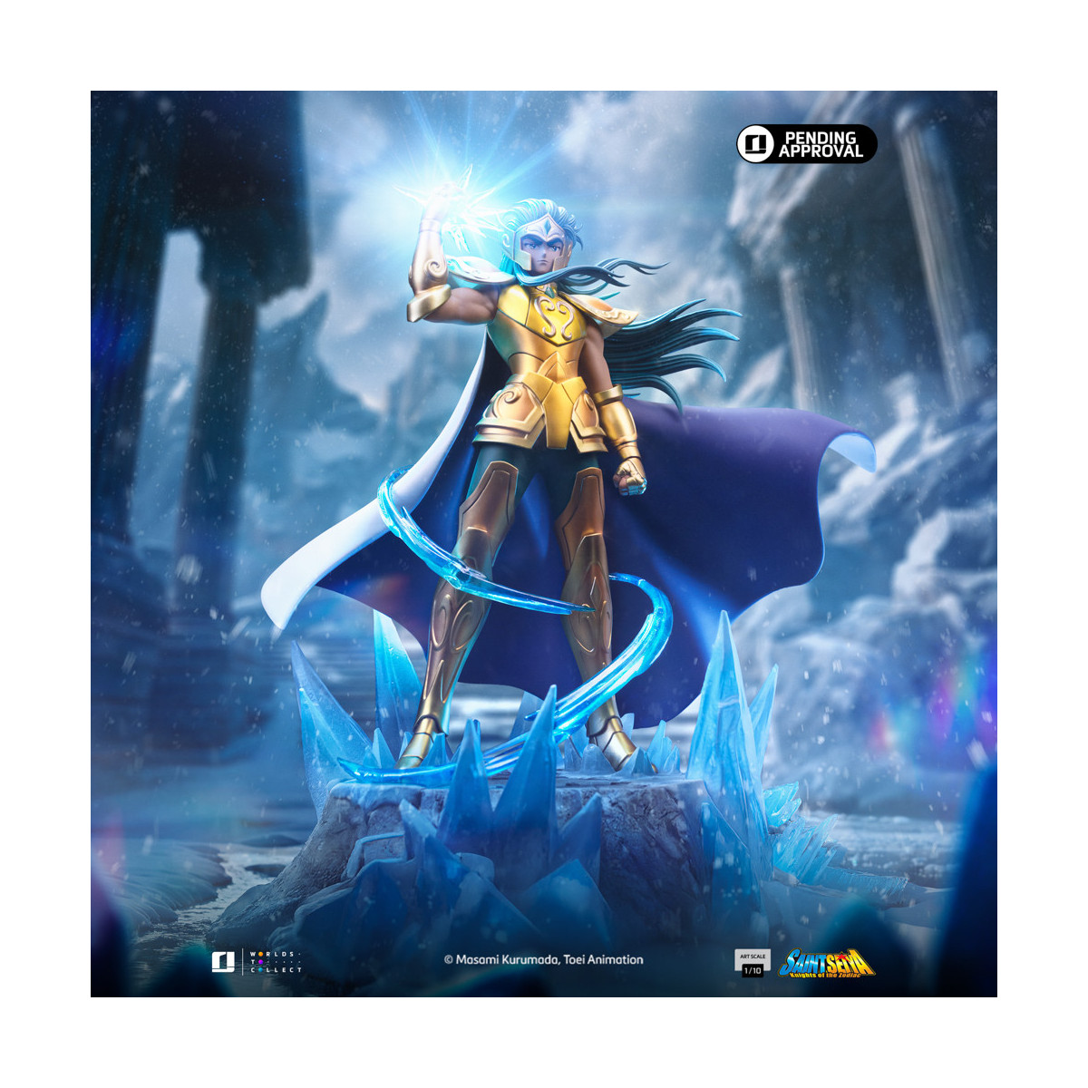Iron Studios - Saint Seiya - Aquarius Camus Deluxe Art Scale 1/10 - Cavalieri dello Zodiaco